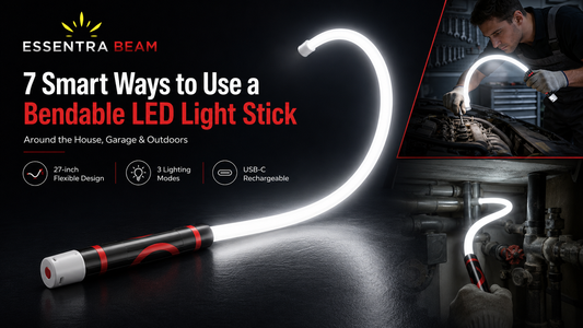 7 Smart Ways to Use a Bendable LED Light Stick Around the House, Garage, and Outdoors